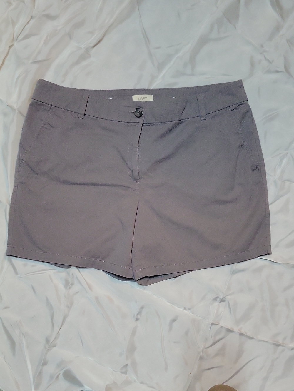 LOFT Women's Light Gray Casual Shorts